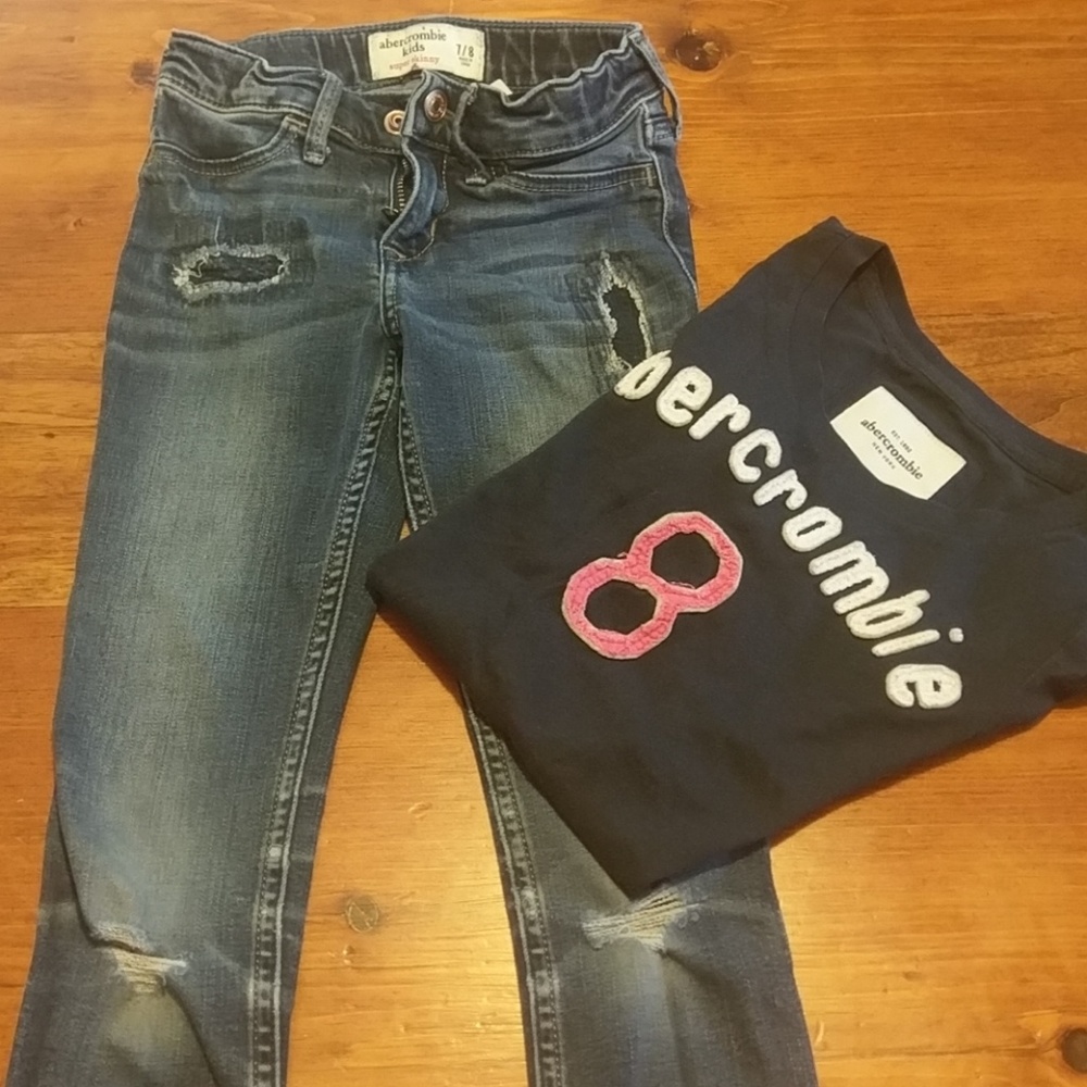 Abercrombie jeans, top
